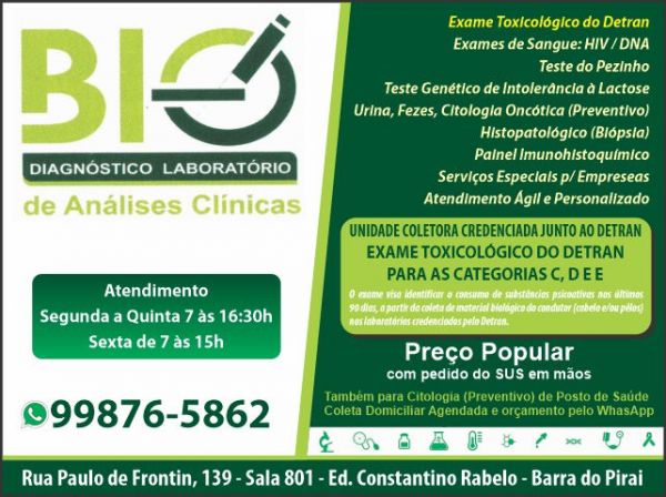 Bio Diagnóstico Laboratório de Análises Clínicas