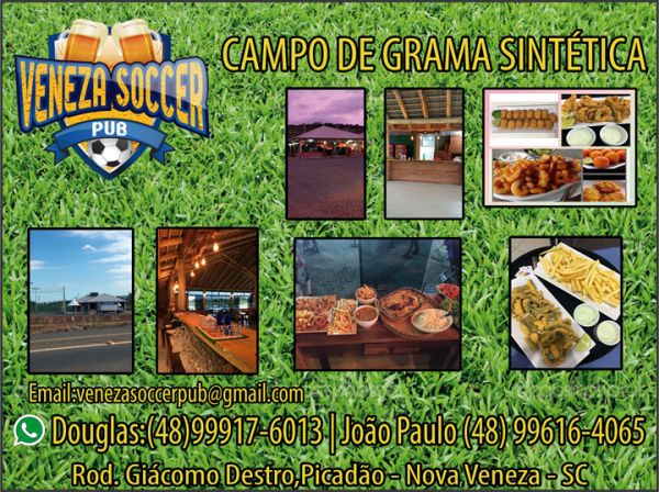 Veneza Soccer Pub Campo de Grama Sintética