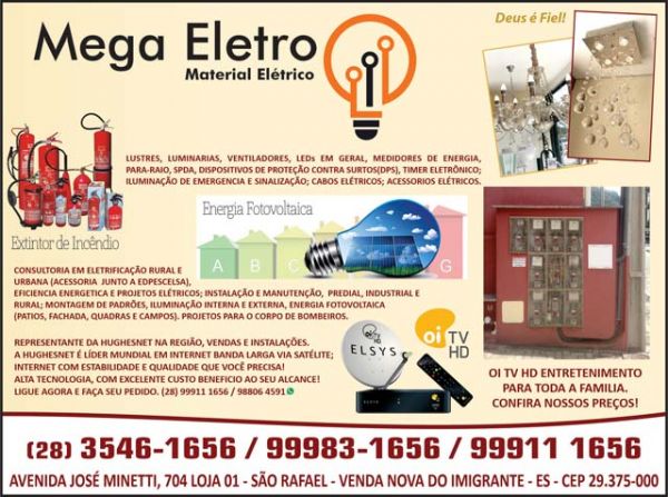 Mega Eletro Materiais Elétrico